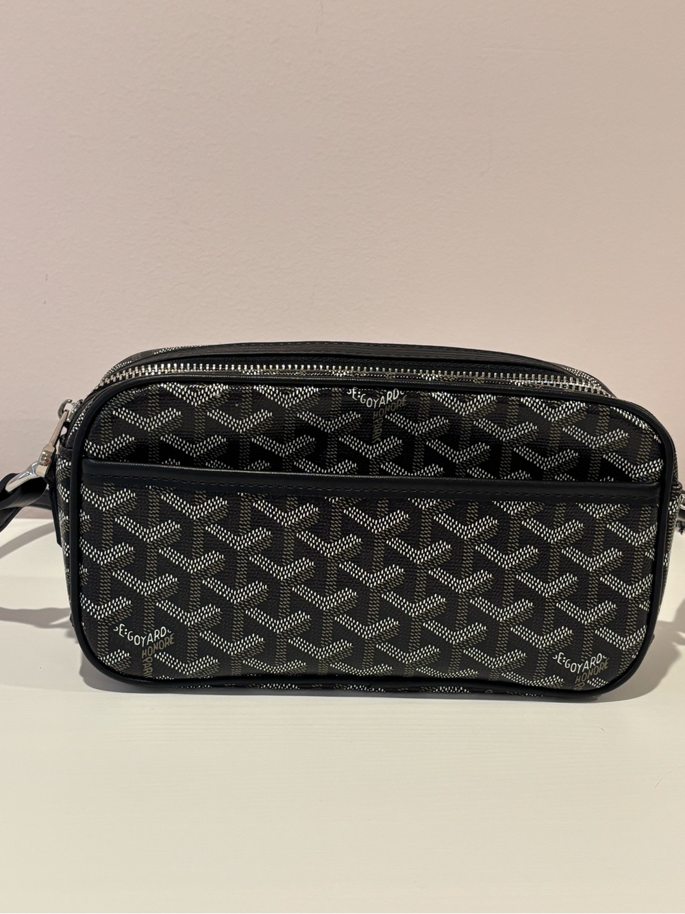 🖤Designer Inspired Black Canvas Camera/CrossbodyBag🖤